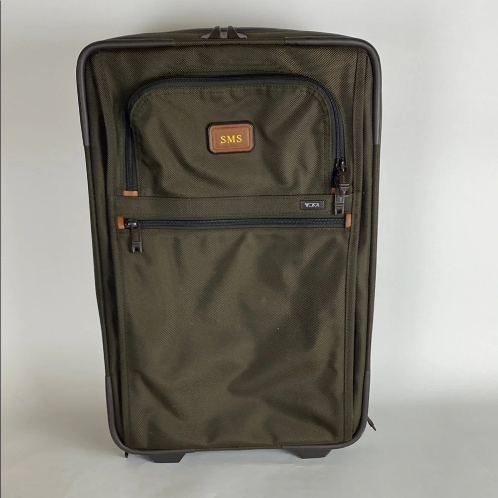 Tumi Alpha 2 Brown Carry-On Rolling Suitcase
